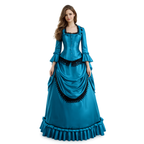 Victorian Bustle Dress - Fantasy Ball Gown, Historical Gothic Costume