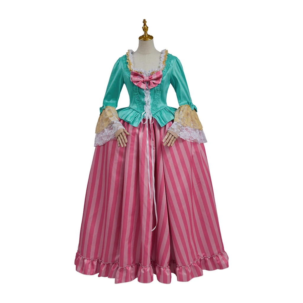 Marie Antoinette Rococo Dress - 18th Century Corset Ball Gown, Fantasy Renaissance Gown