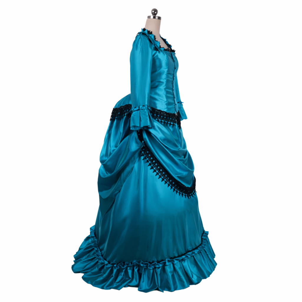 Victorian Bustle Dress - Fantasy Ball Gown, Historical Gothic Costume