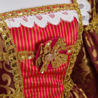 Burgundy Renaissance Dress - Fantasy Ball Gown, Medieval Dress, Tudor Costume